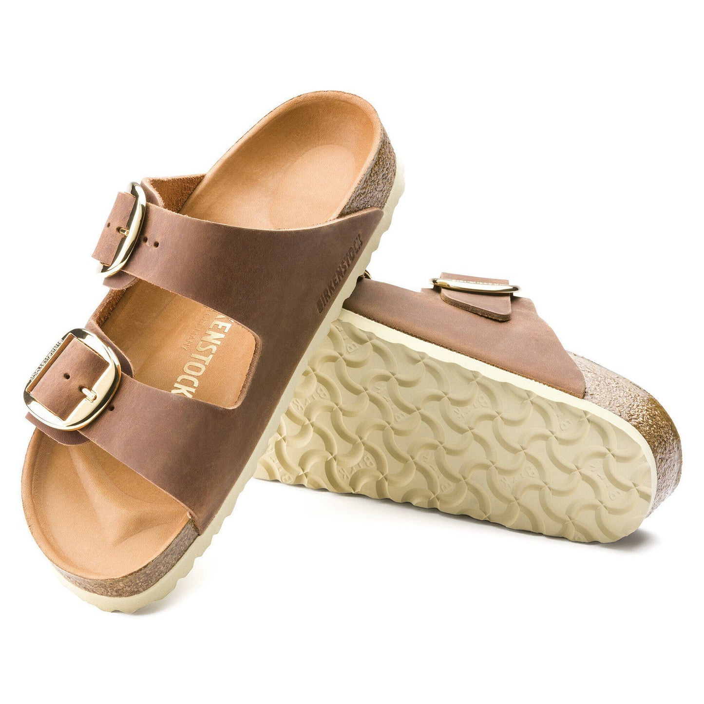 Arizona Big Buckle | Oiled Leather | Cognac
