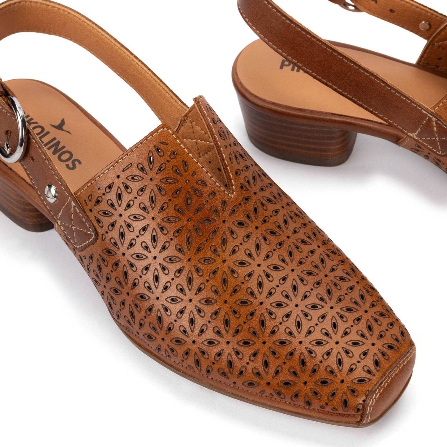 Alameda | Leather | Brandy - shoe - Pikolinos