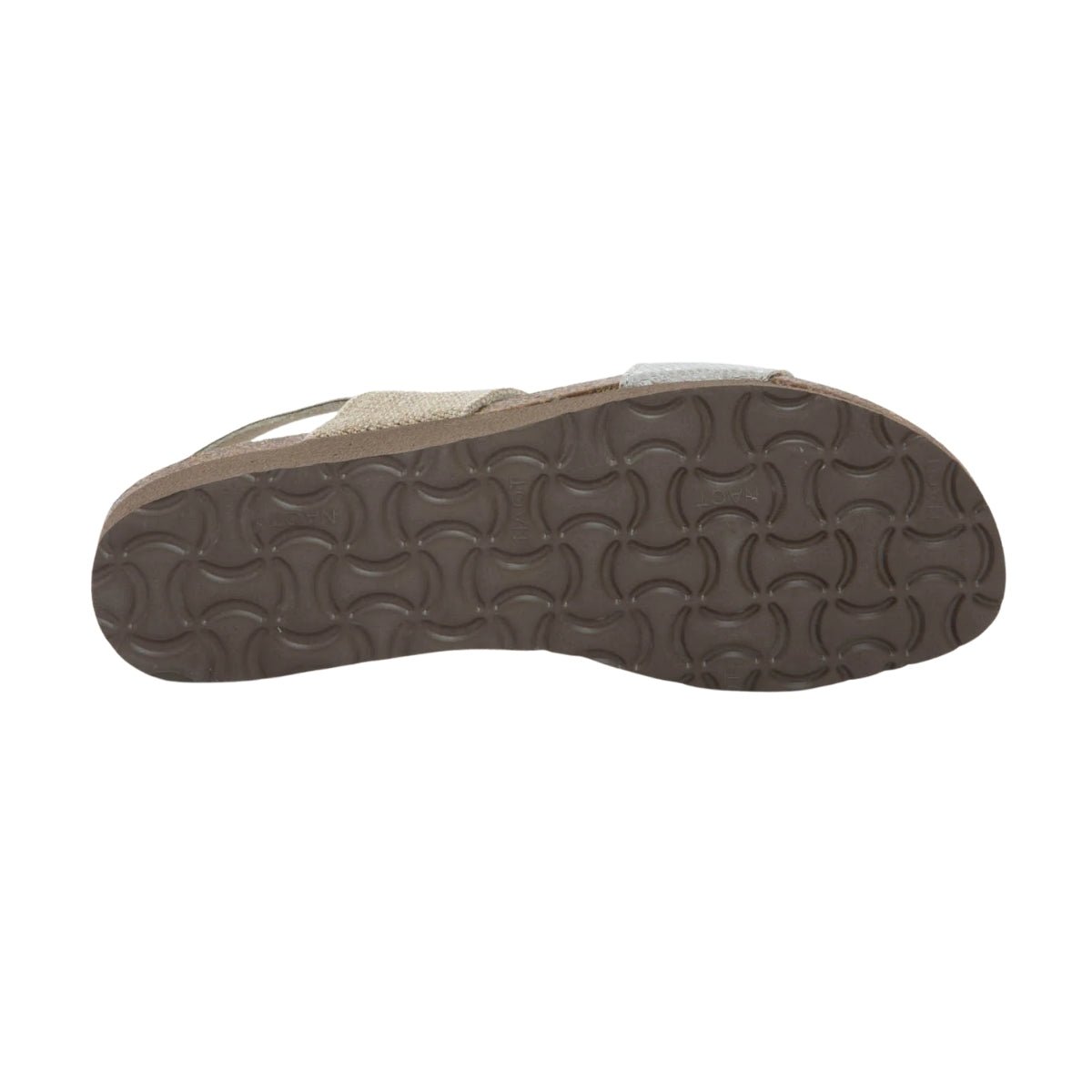 Amy | Leather/Elastic | Beige - Wedge - Naot
