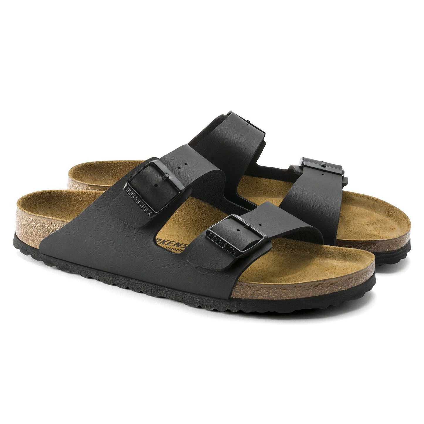 Arizona | Birko - Flor | Black - sandals - Birkenstock