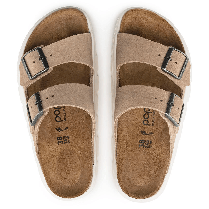 Arizona Chunky | Suede | Warm Sand - Sandals - Birkenstock
