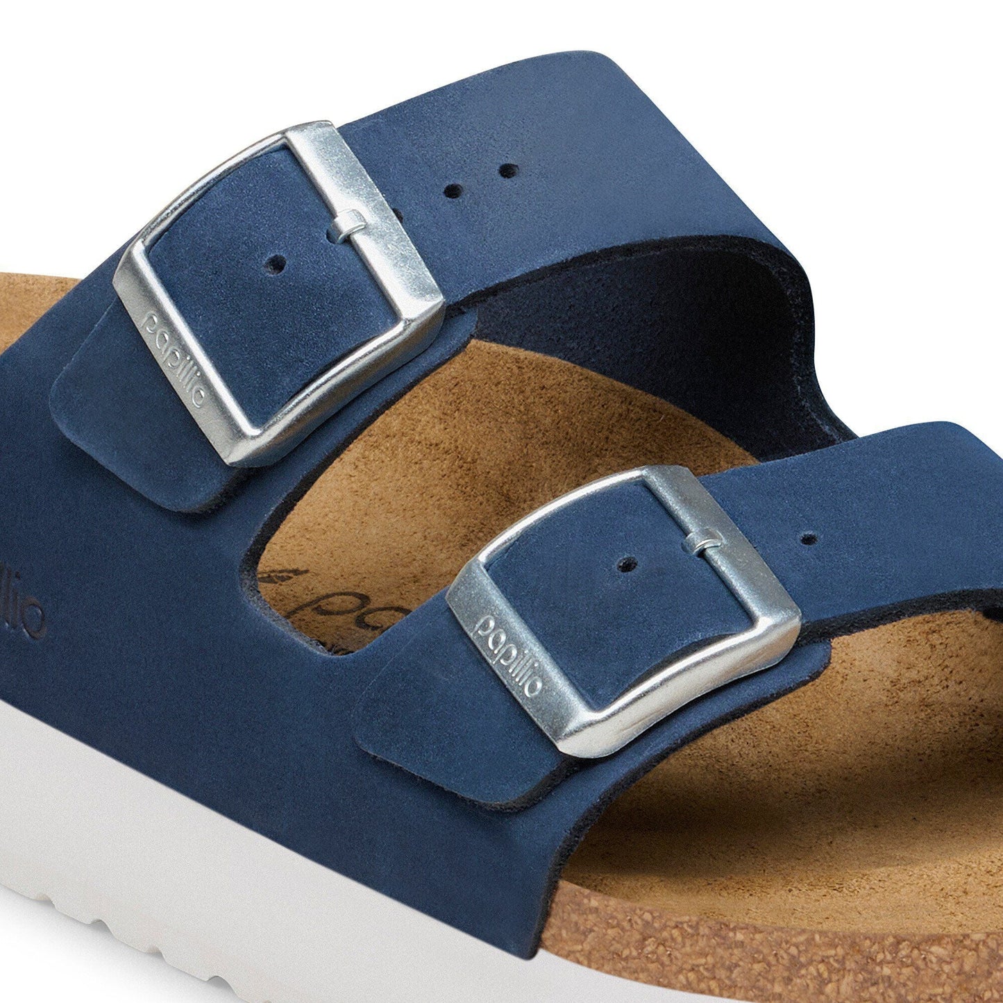Arizona Flex Platform | Nubuck | New Navy - sandals - Birkenstock