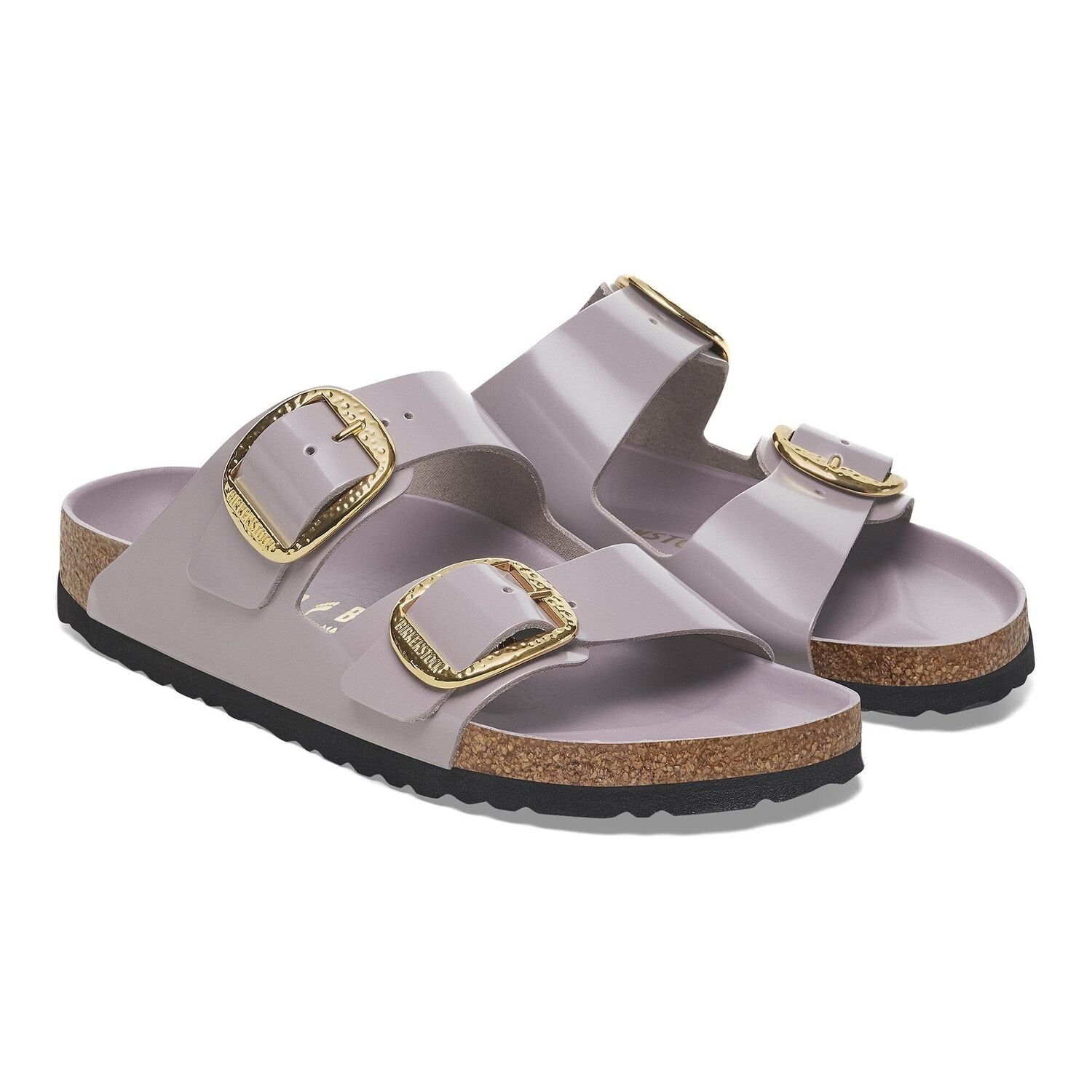Arizona  Arizona Hammered Big Buckle | High-Shine Patent Leather