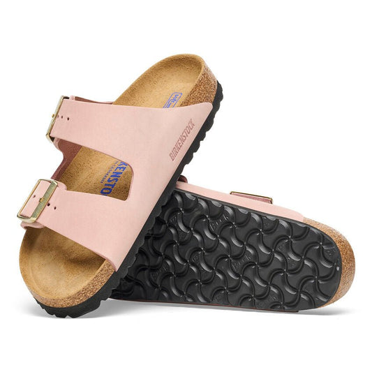 Arizona | Soft Footbed | Nubuck | Soft Pink - Sandals - Birkenstock