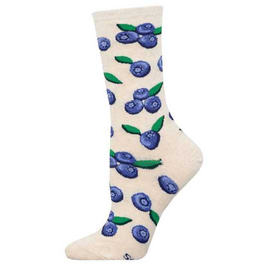 Blueberries | Women | Ivory Heather - Socks - Socksmith