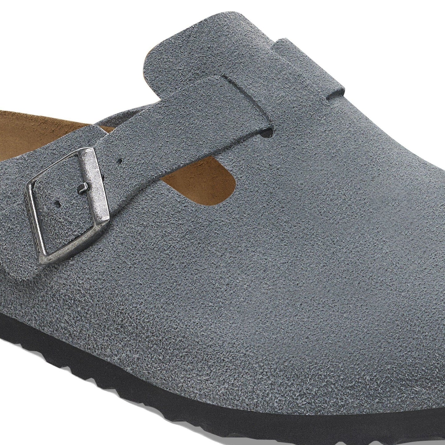 Boston Braid | Suede | Basalt Gray - clog - Birkenstock
