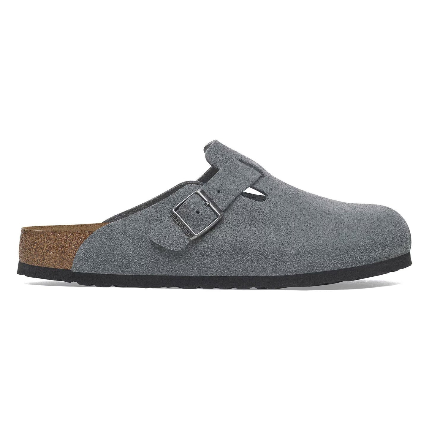 Boston Braid | Suede | Basalt Gray - clog - Birkenstock