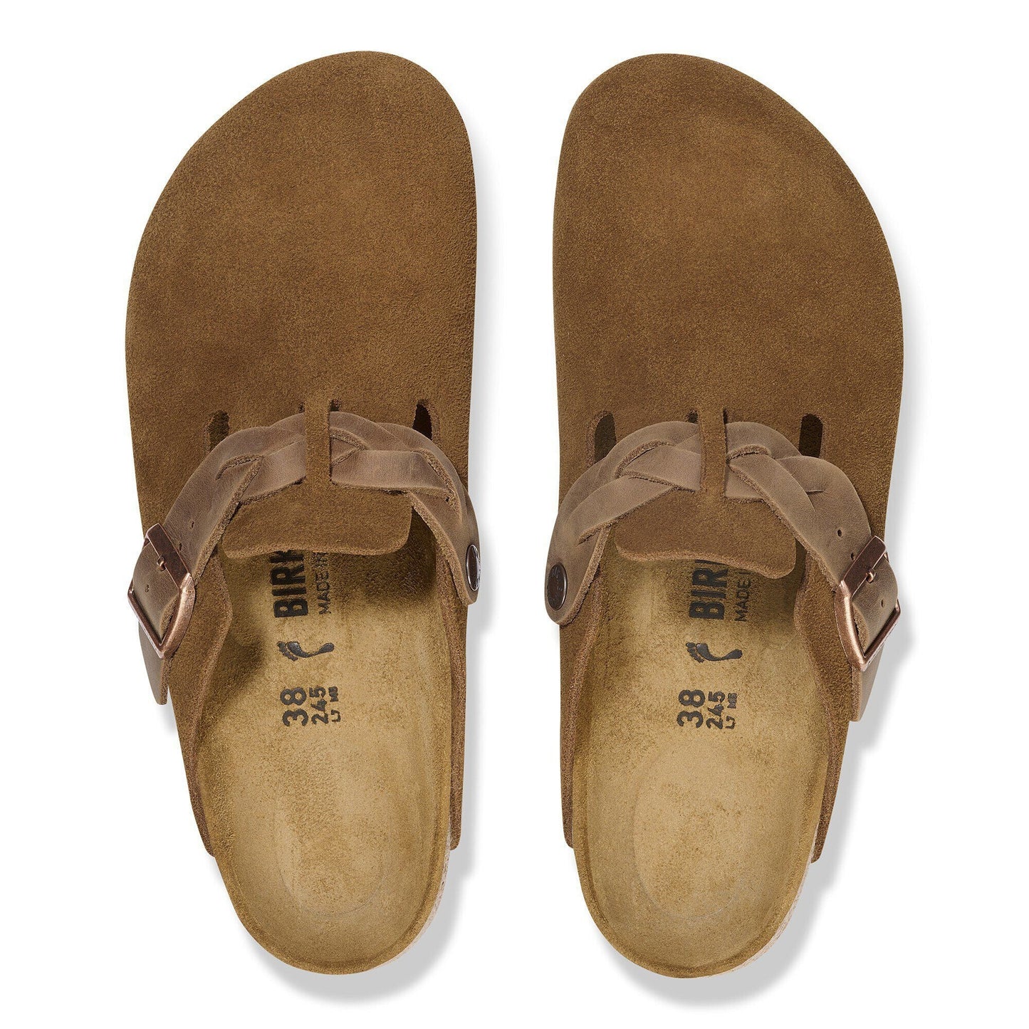 Boston Braid | Suede | Mink - clog - Birkenstock