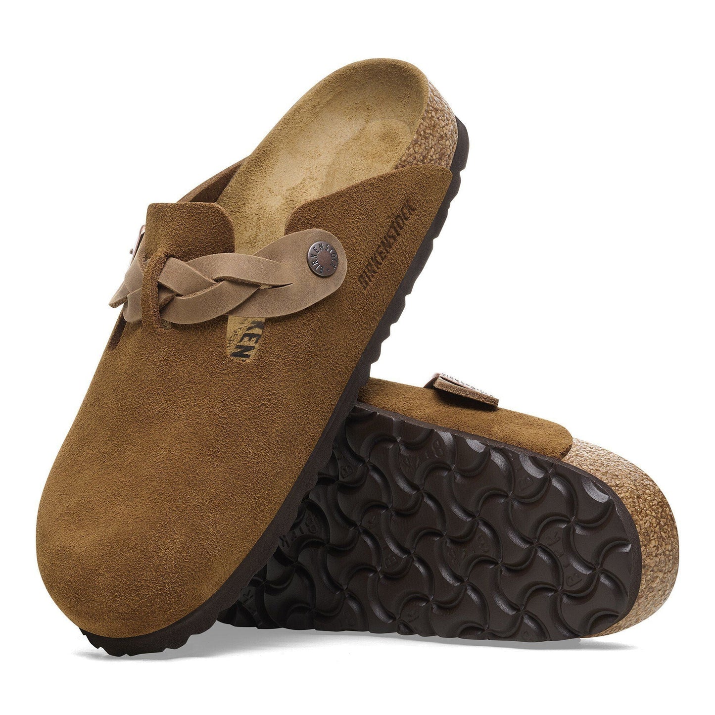 Boston Braid | Suede | Mink - clog - Birkenstock