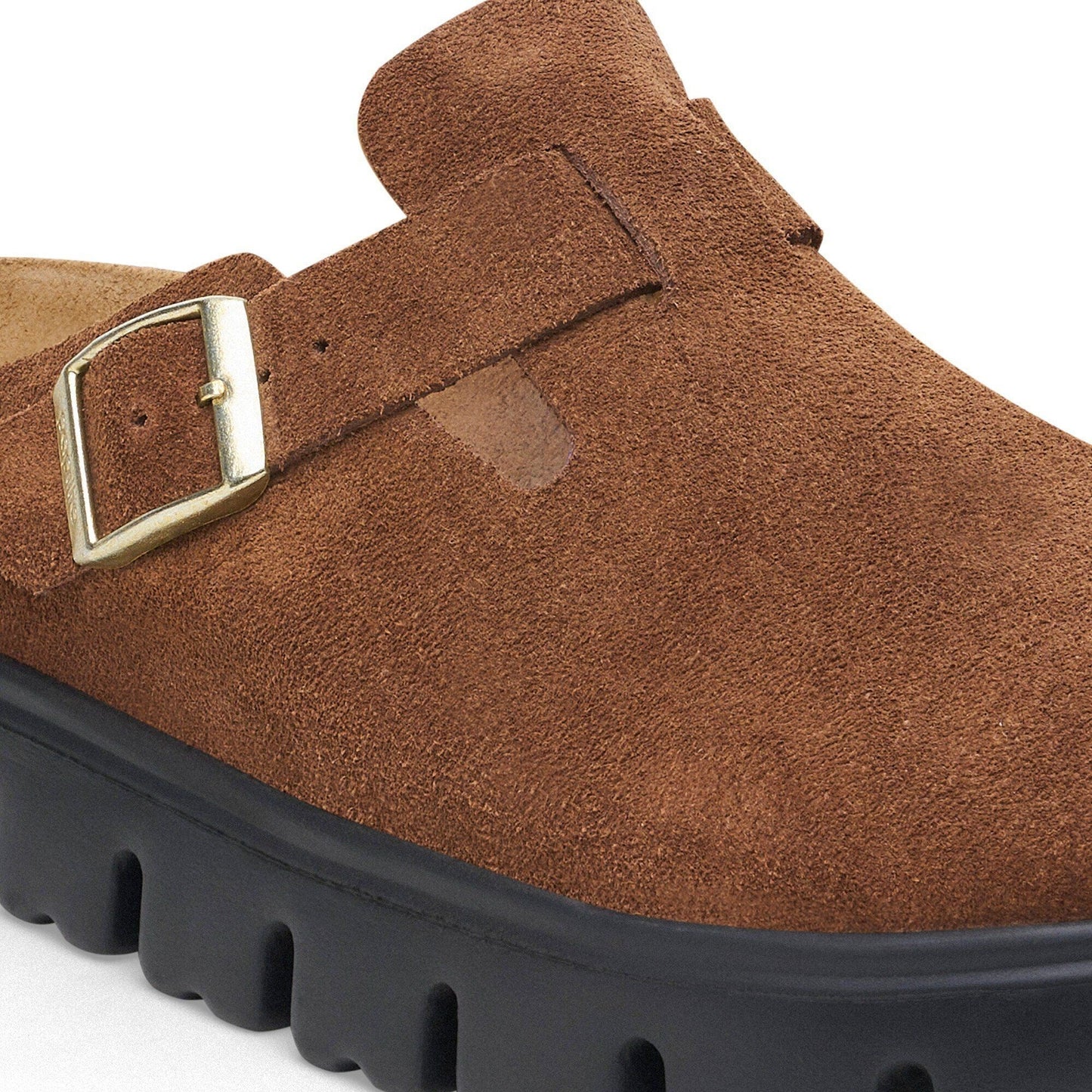 Boston Chunky | Suede | Dark Tea - clog - Birkenstock