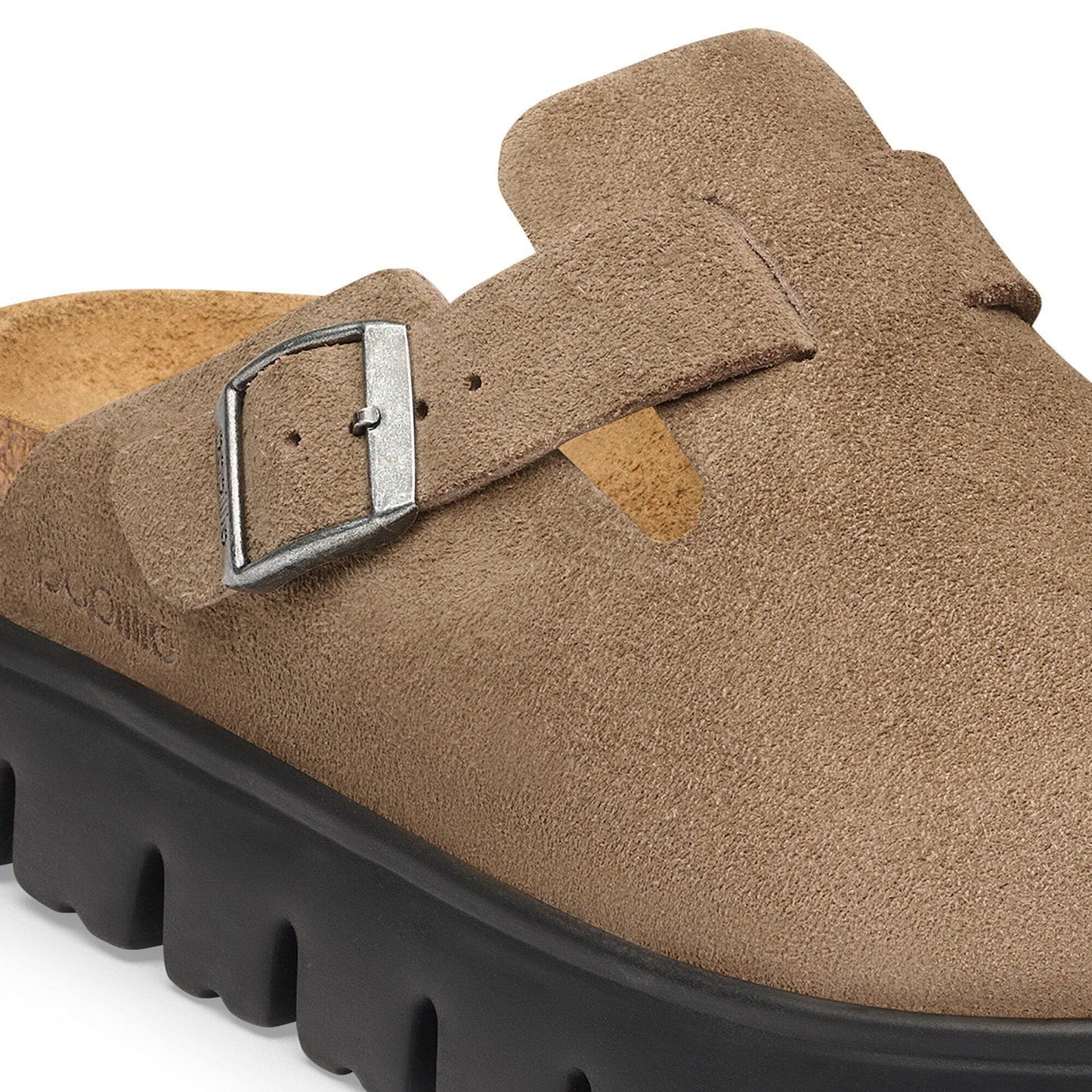 Boston Chunky | Suede | Gray Taupe - clog - Birkenstock