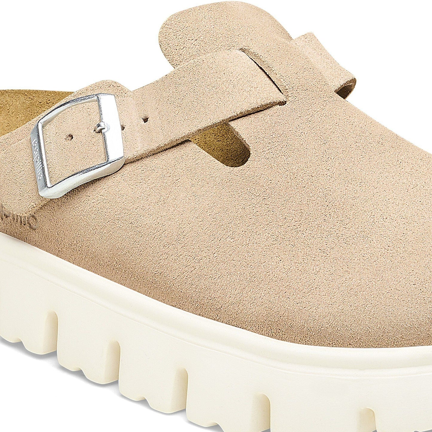 Boston Chunky | Suede | Warm Sand - clog - Birkenstock