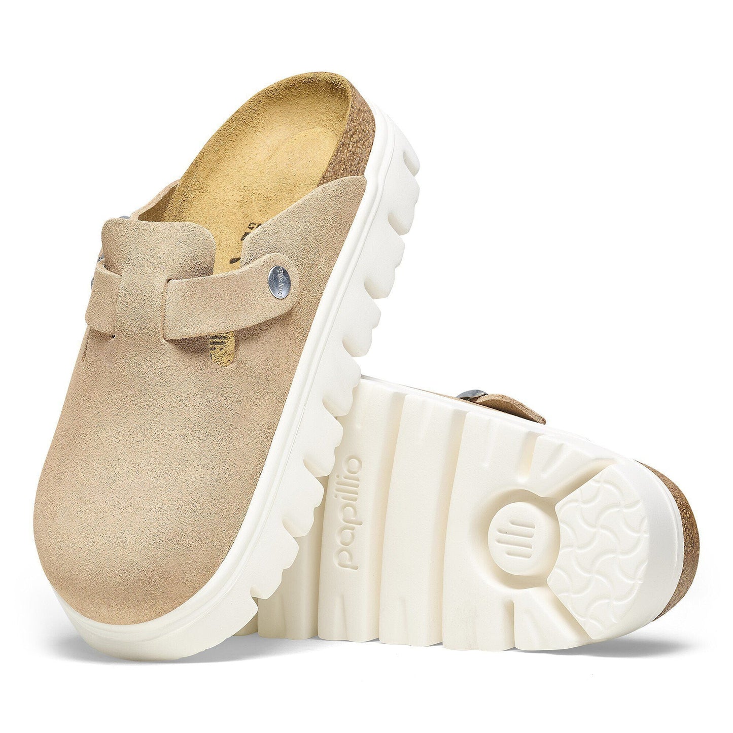 Boston Chunky | Suede | Warm Sand - clog - Birkenstock