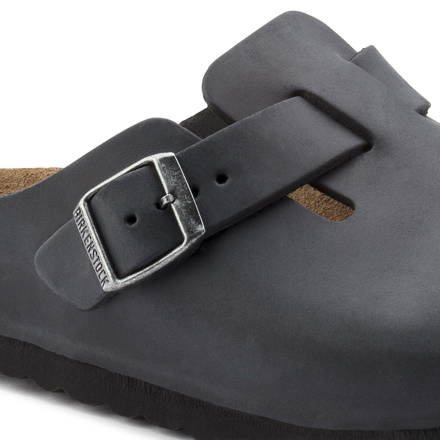 Boston | Oiled Leather | Black - clog - Birkenstock