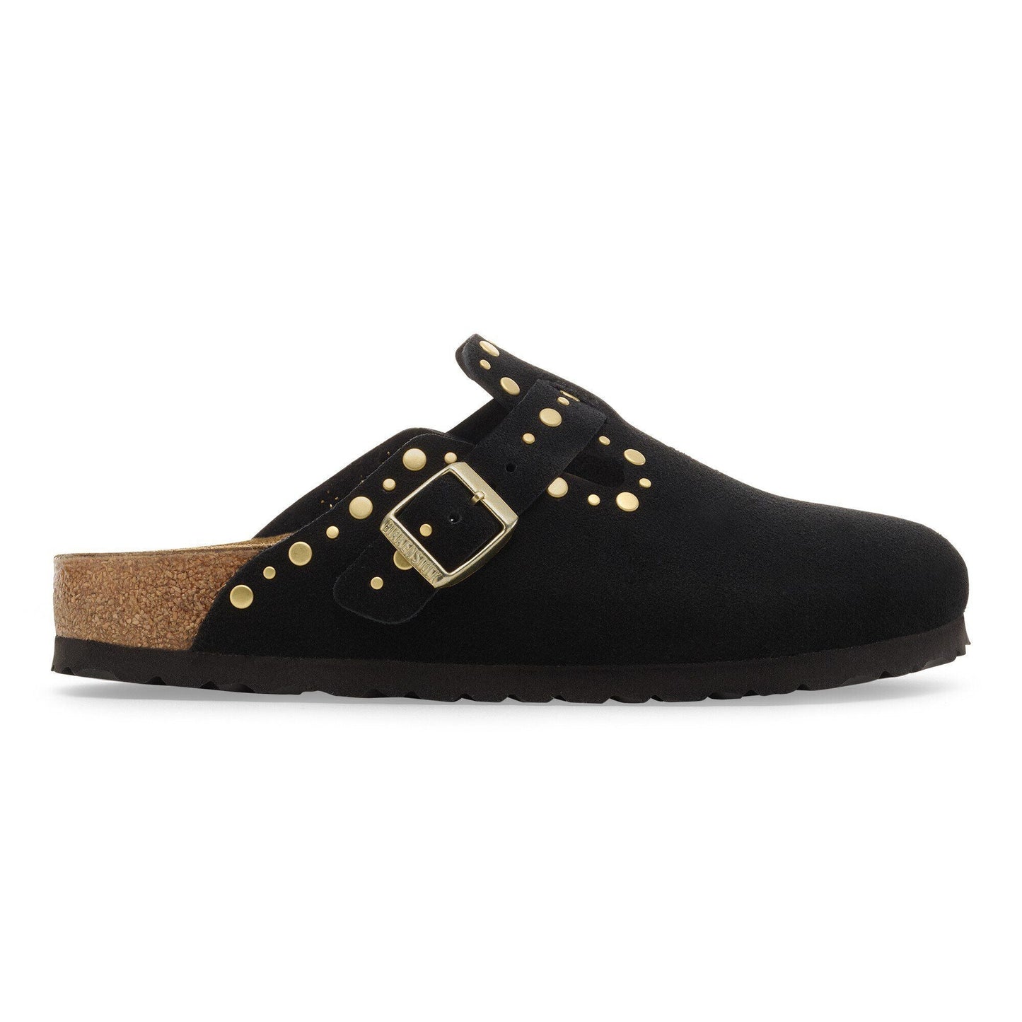 Boston Rivets | Suede | Black - clog - Birkenstock