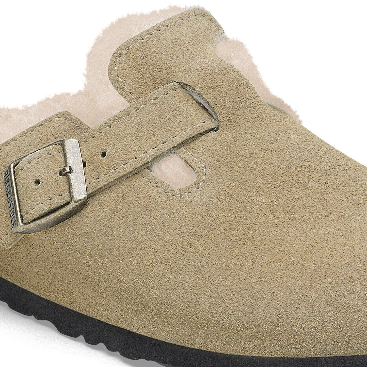 Boston Shearling | Suede | Taupe - clog - Birkenstock