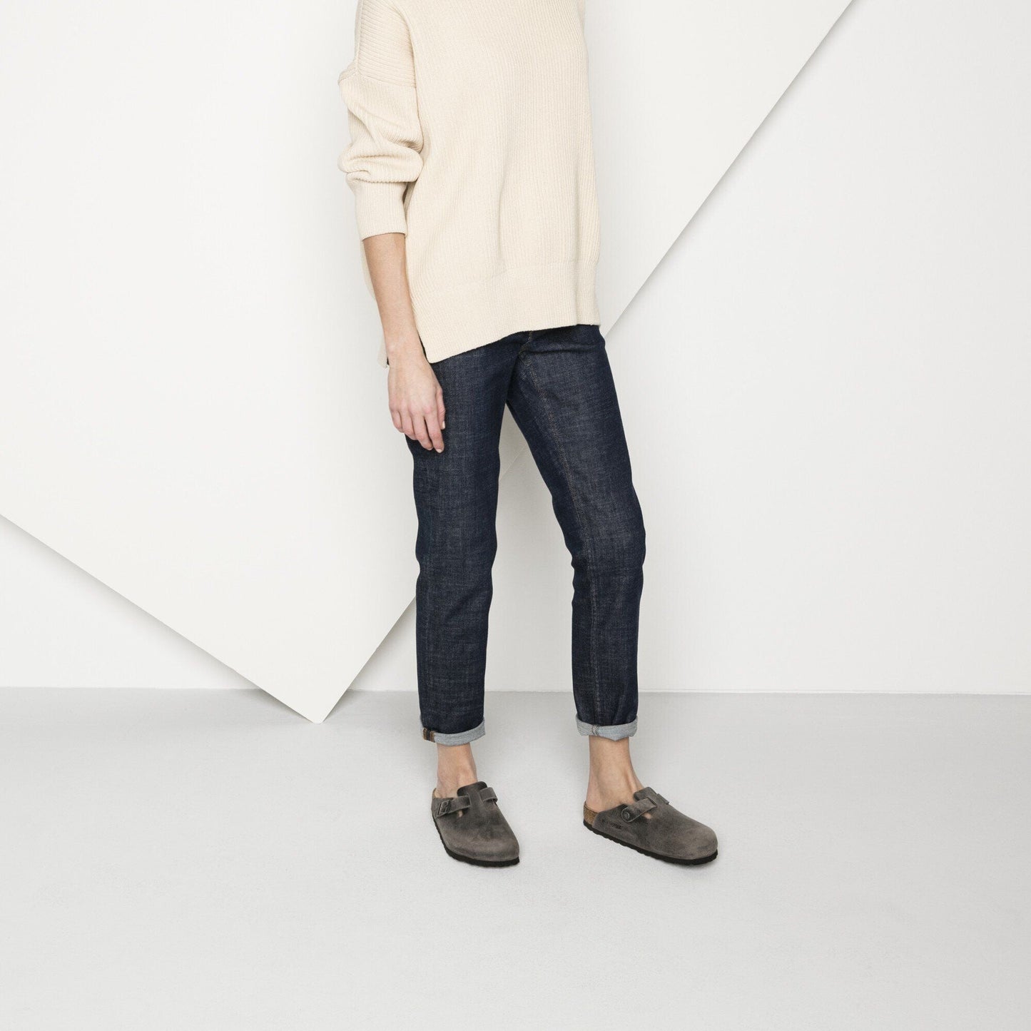 Boston Soft Footbed | Oiled Leather | Iron - clog - Birkenstock