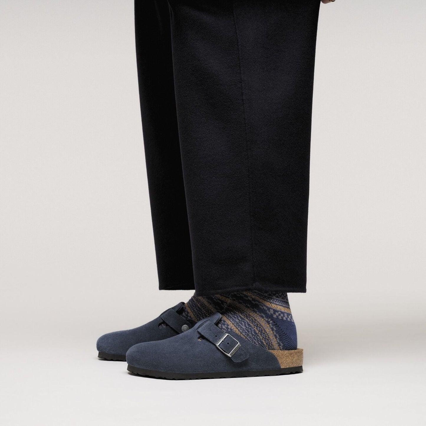 Boston | Suede | New Navy - clog - Birkenstock