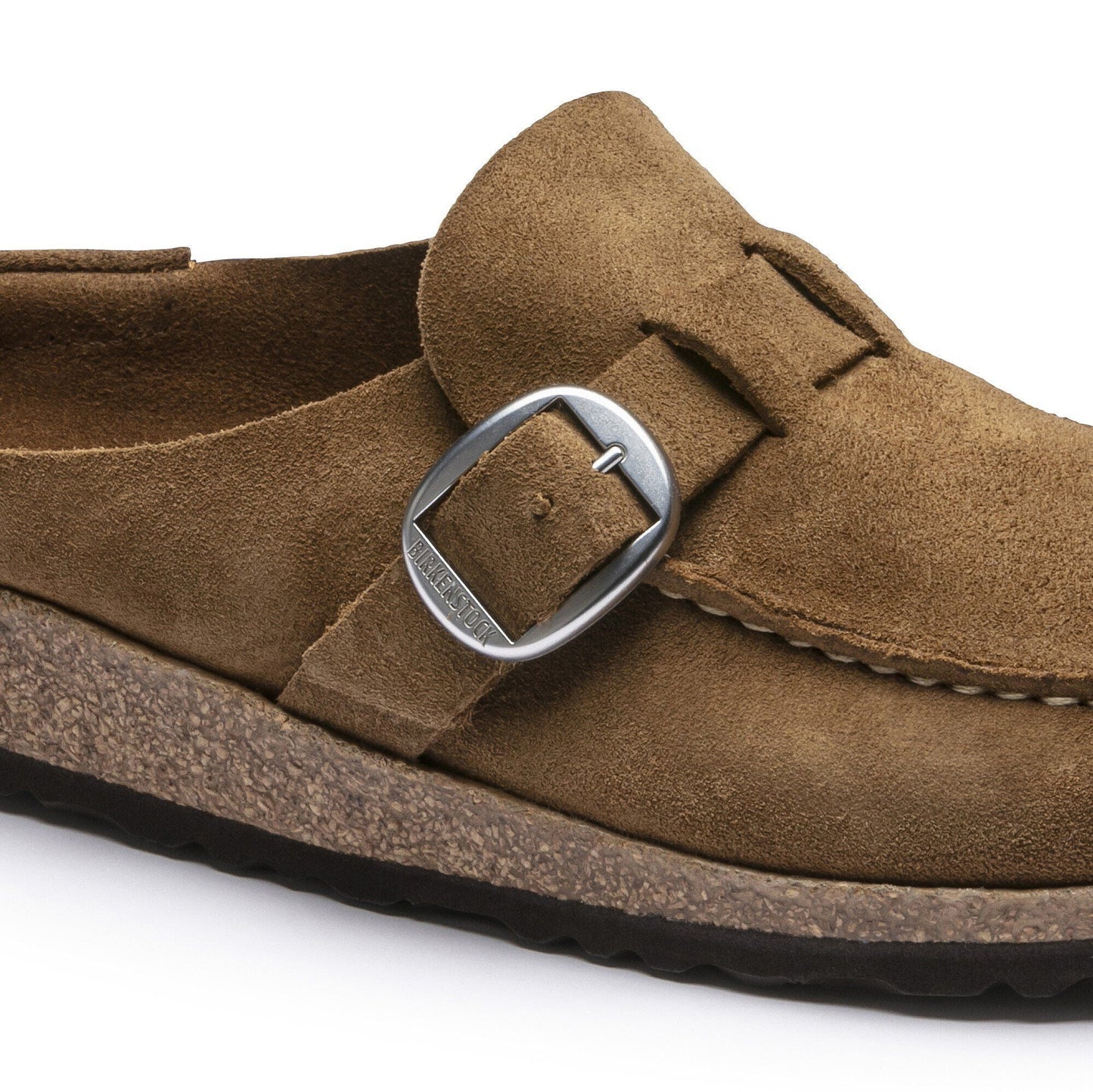 Buckley Ring Buckle | Suede | Tea - clog - Birkenstock