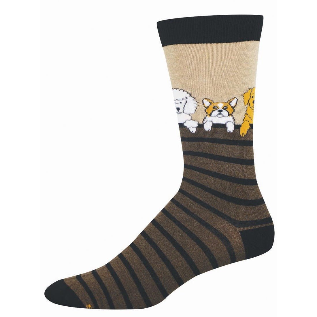 Dog Gone Stripes | Bamboo | Men | Hemp - socks - Socksmith