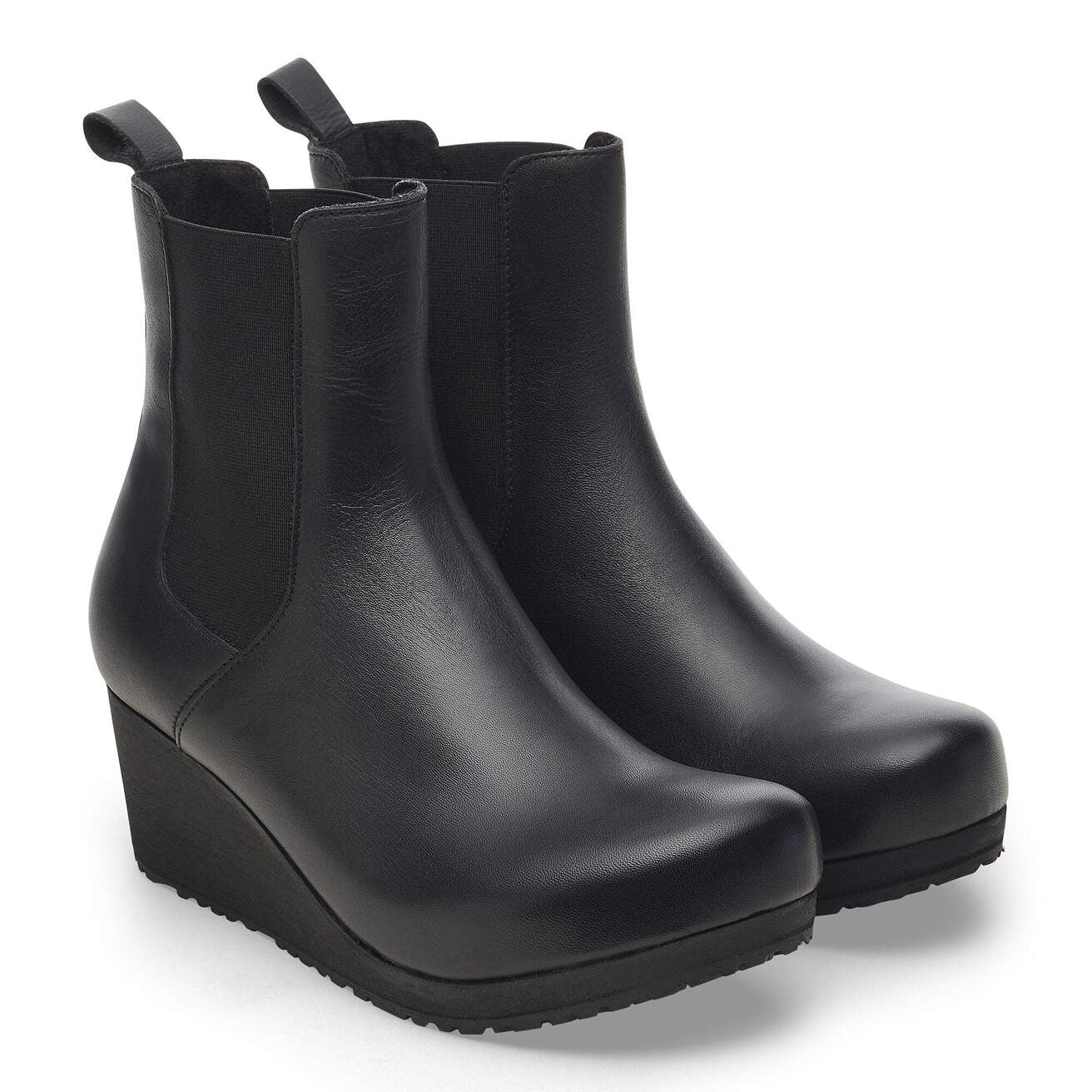 Ebba Slip On | Leather | Black/Black – Birkenstock Midtown