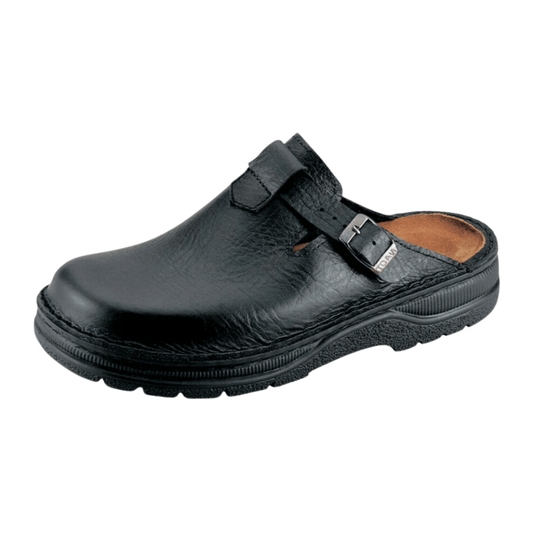 Fiord | Textured Leather | Black - Clog - Naot