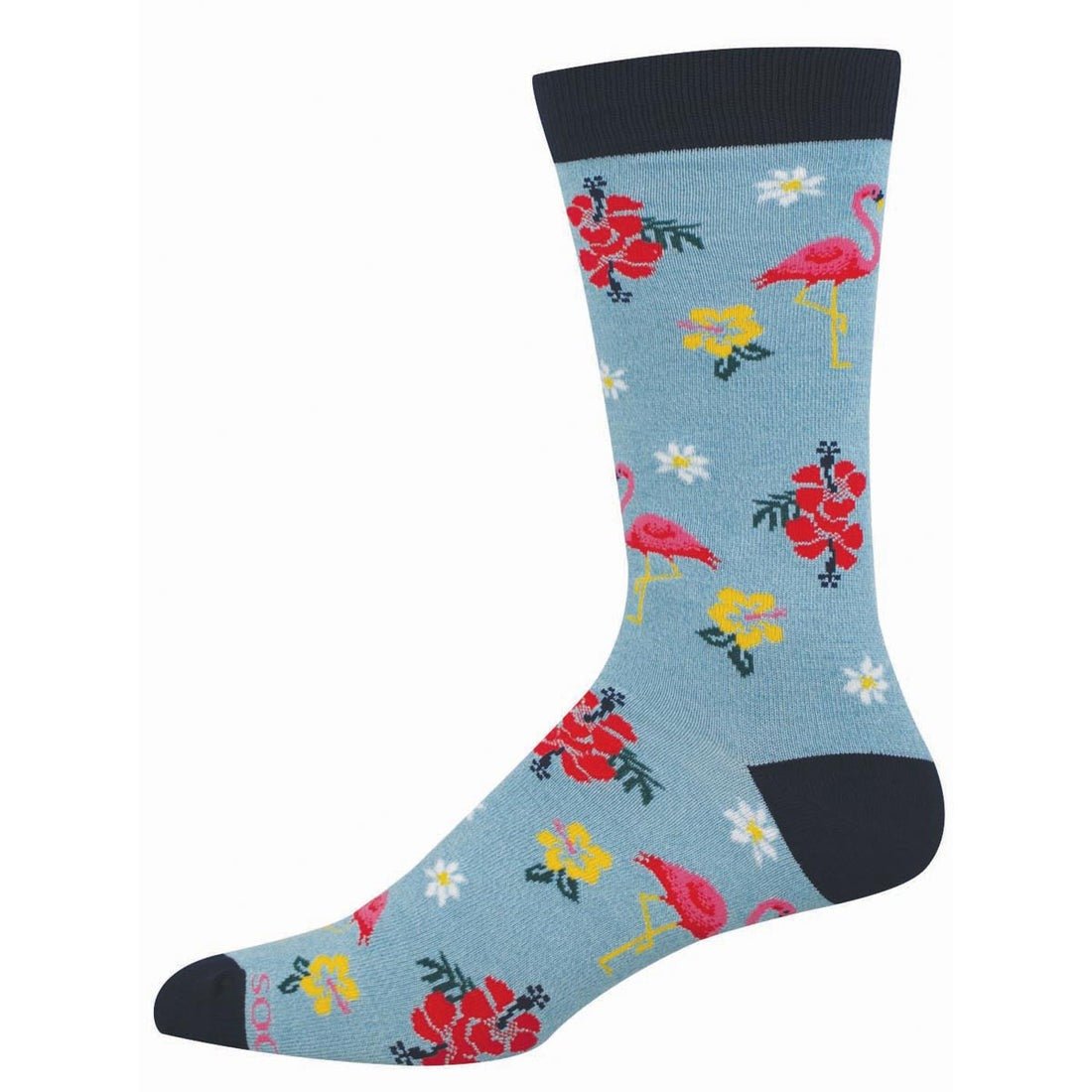 Flock Yeah | Bamboo | Women | Blue Heather - socks - Socksmith