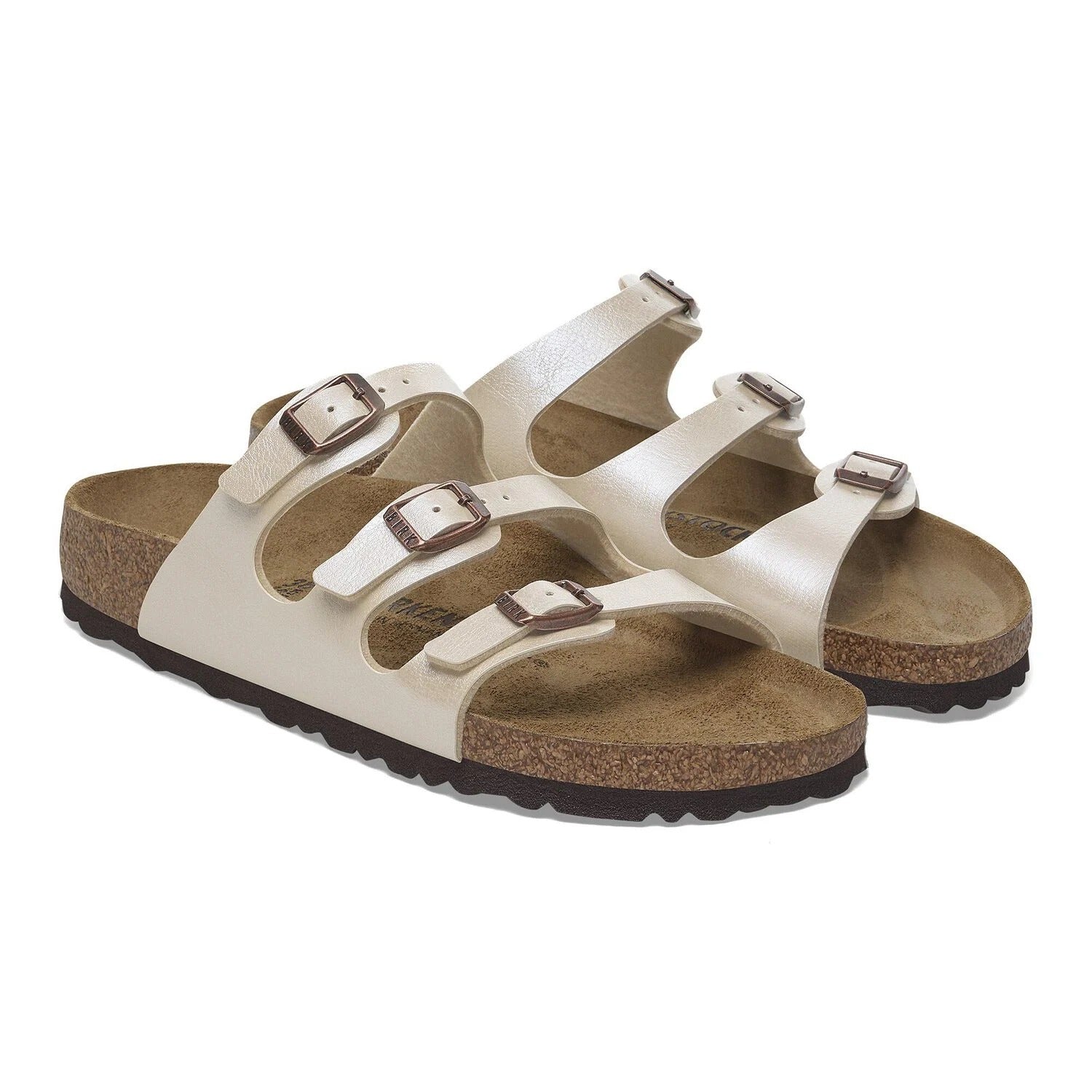 BIRKENSTOCK Florida BS ホワイト 39 Florida | Birko-Flor | Graceful Pearl White – Birkenstock Midtown