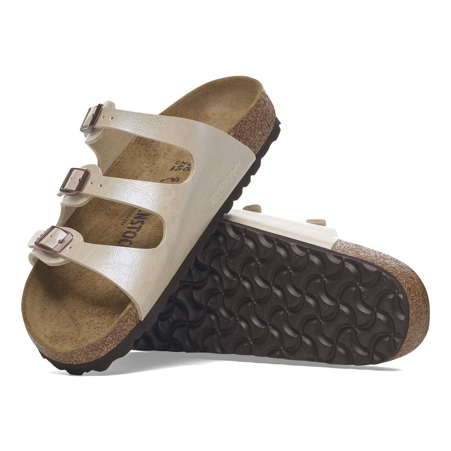 Florida | Birko - Flor | Graceful Pearl White - sandals - Birkenstock