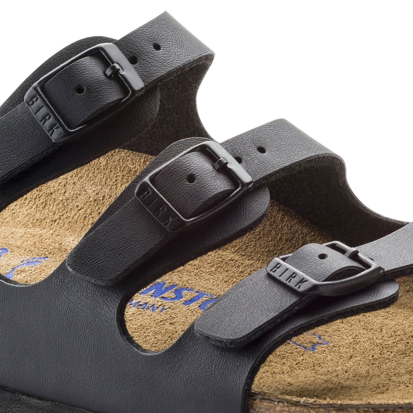Florida | Soft Footbed | Birko - Flor | Black - sandals - Birkenstock