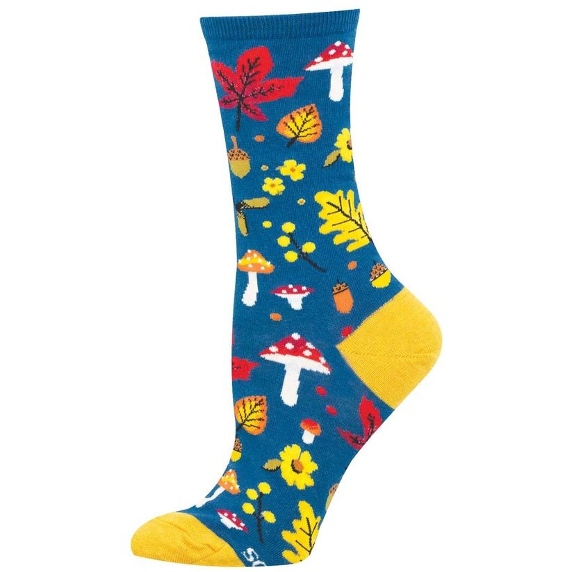 Forest Floor | Women | Blue - socks - Socksmith