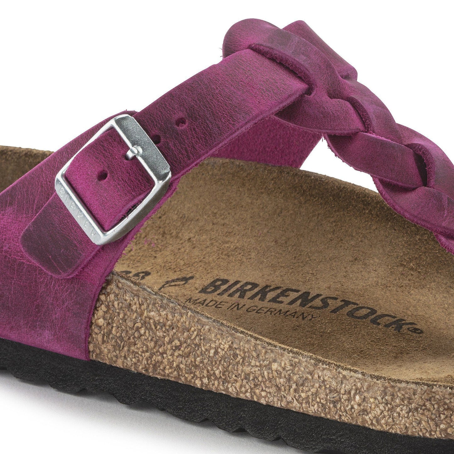 Gizeh Braided | Oiled Leather | Festival Fuchsia - sandals - Birkenstock