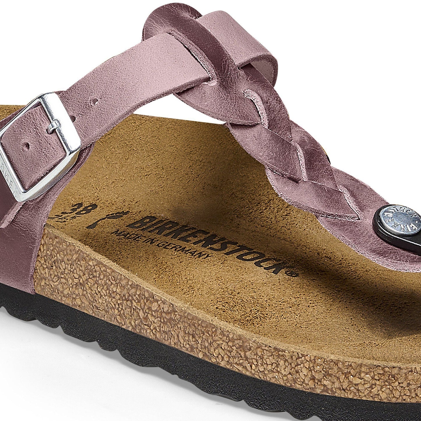 Gizeh Braided | Oiled Leather | Lavender - sandals - Birkenstock