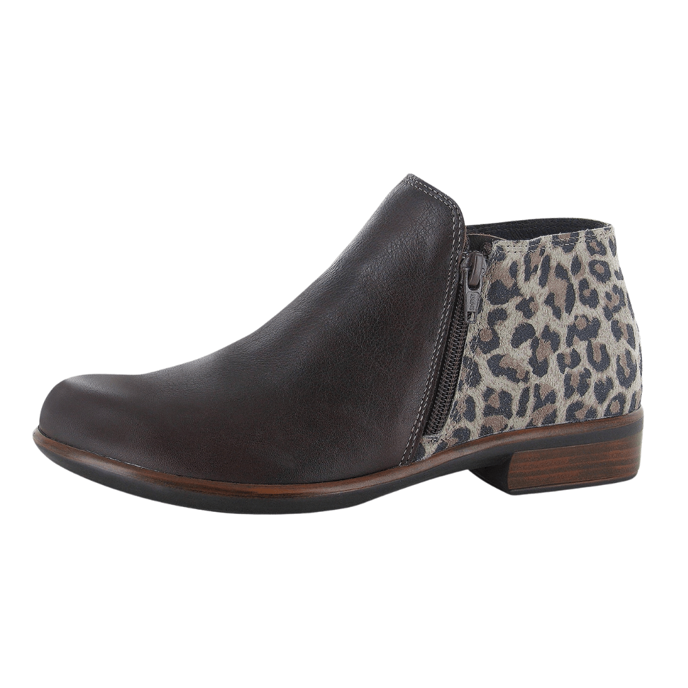 Helm | Cheetah Suede/Soft Brown Leather - Boot - Naot