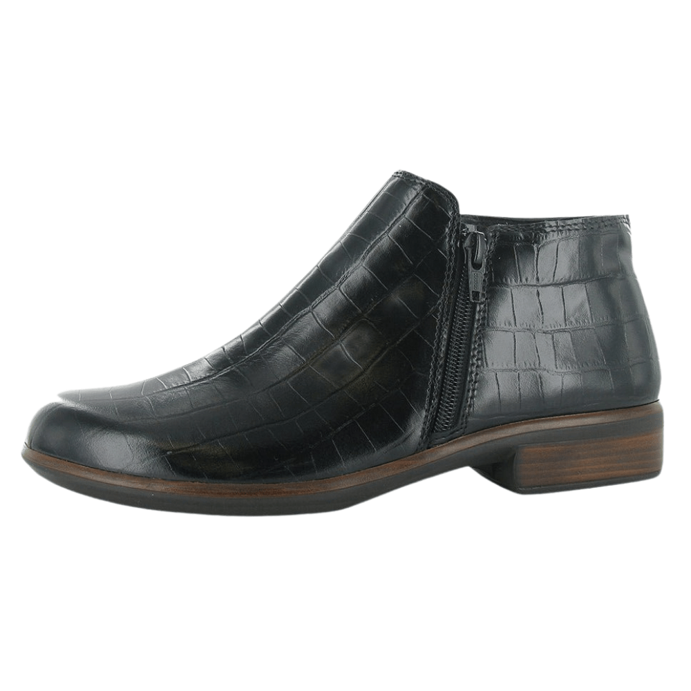 Helm | Leather | Black Croc - Boot - Naot