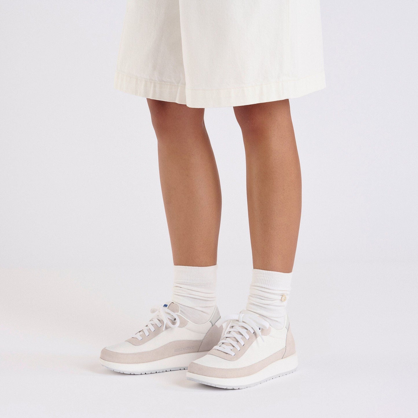 Honnef City | Suede/Textile | Antique White - shoe - Birkenstock