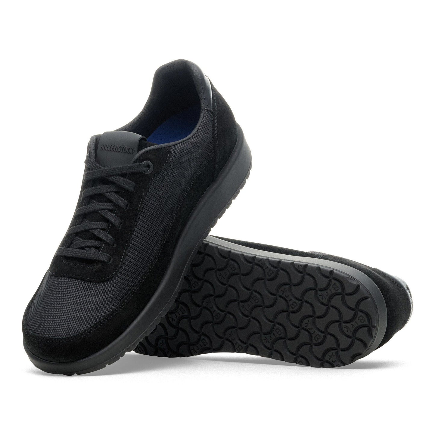 Honnef City | Suede/Textile | Black/Black - shoe - Birkenstock