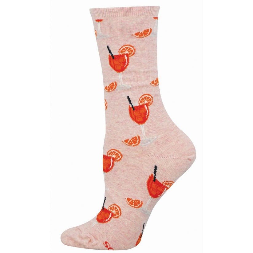 Italian Spritz | Women | Pink Heather - socks - Socksmith