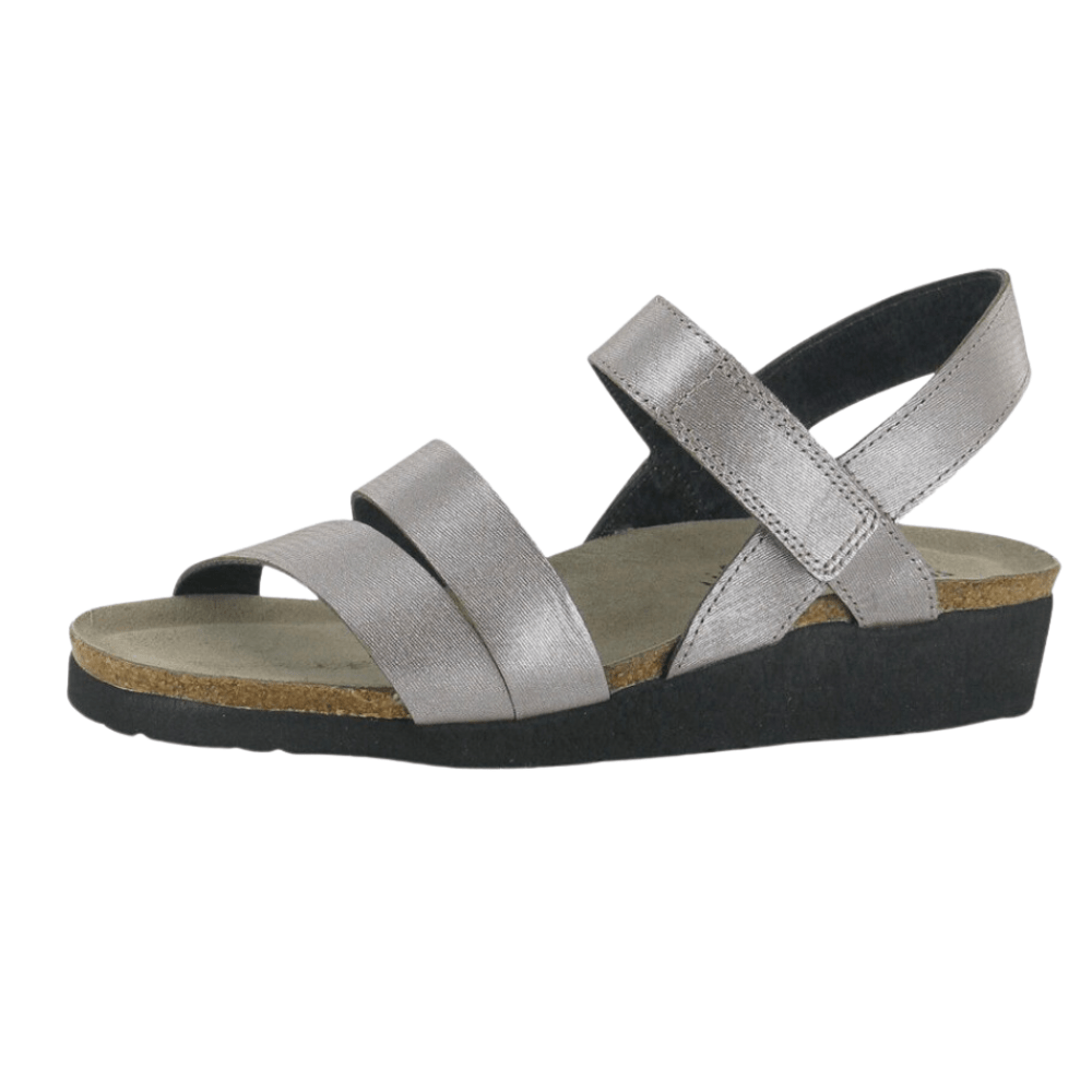 Kayla | Leather | Silver Threads - Sandals - Naot