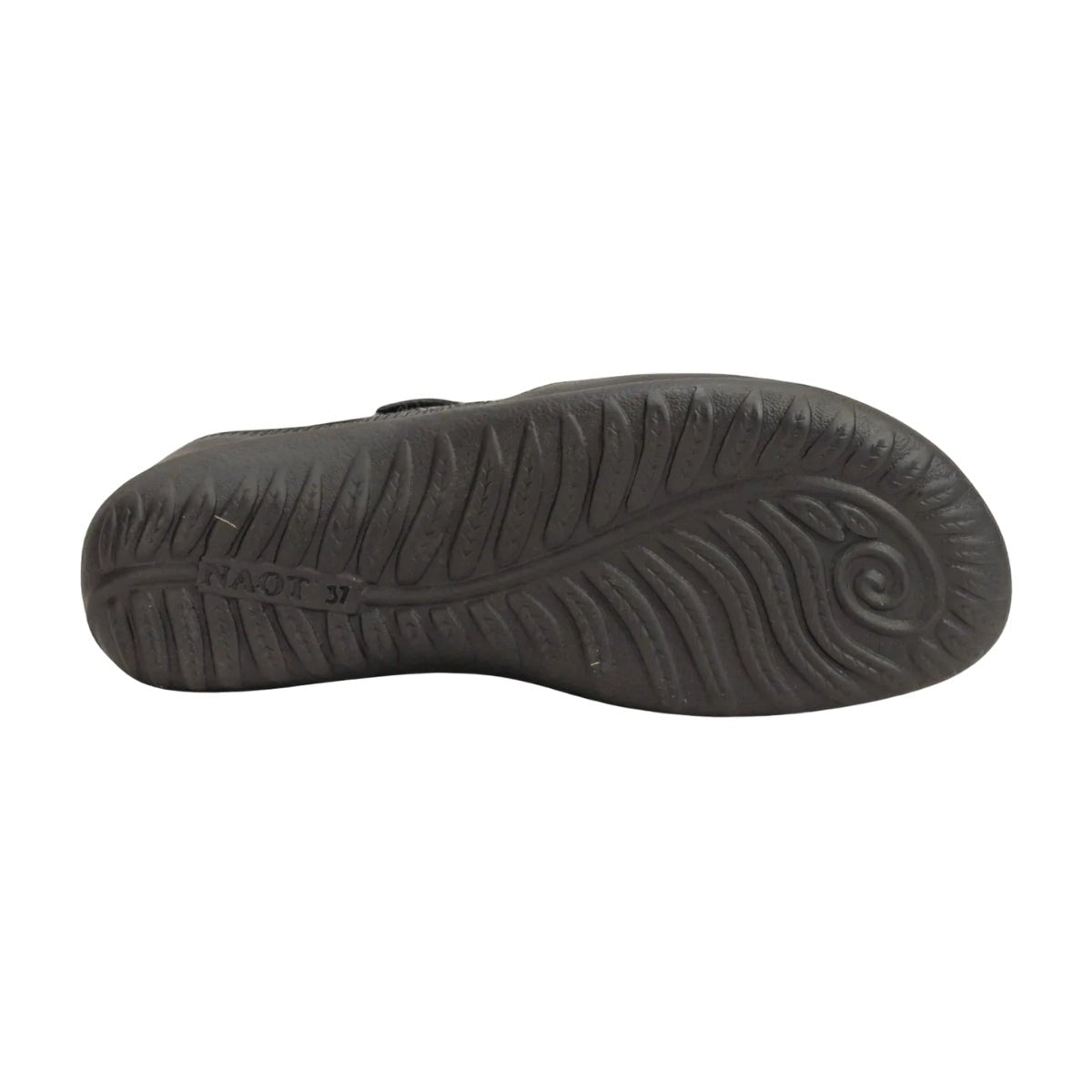 Kirei | Shiny Madras Patent Leather | Black - shoe - Naot