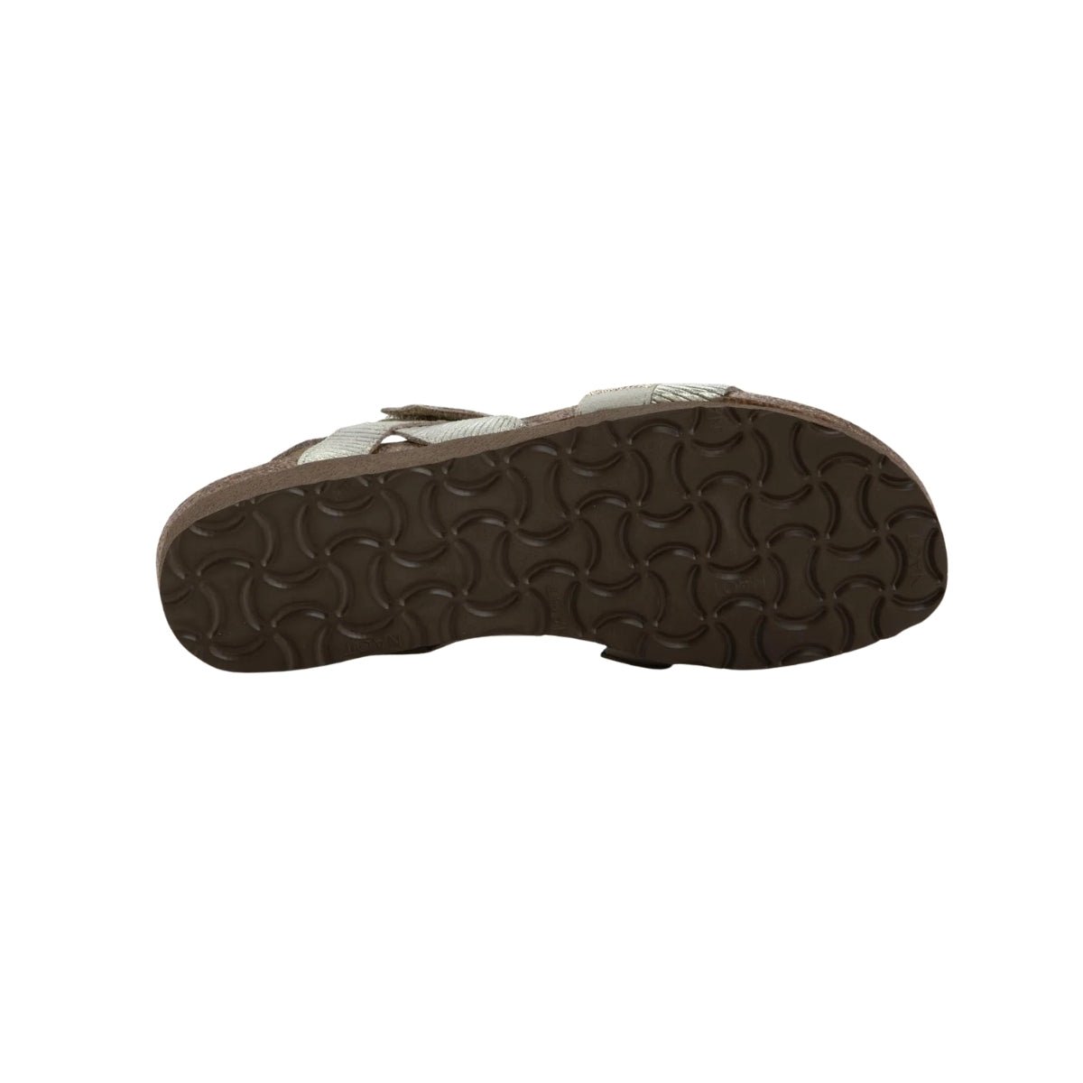 Krista | Suede | Platinum Stripe - sandals - Naot