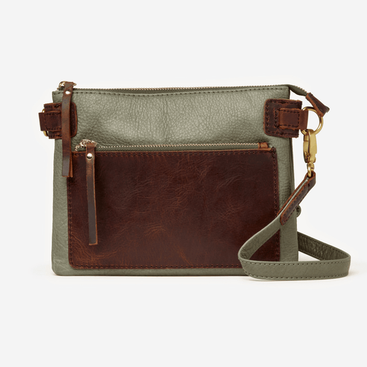 Lillian Small Zip Top | Olive - Bag - Osgoode Marley