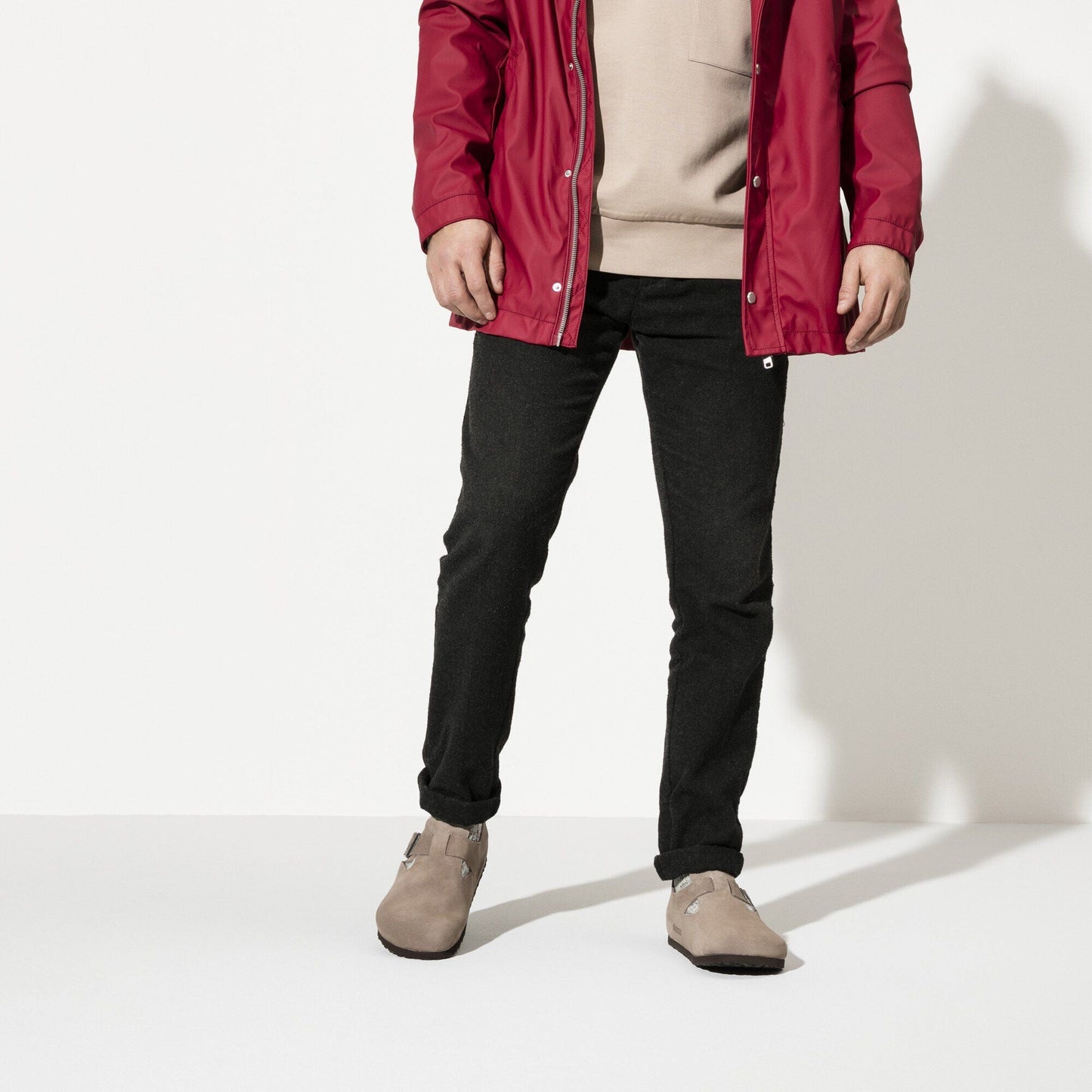 London | Suede | Taupe - clog - Birkenstock