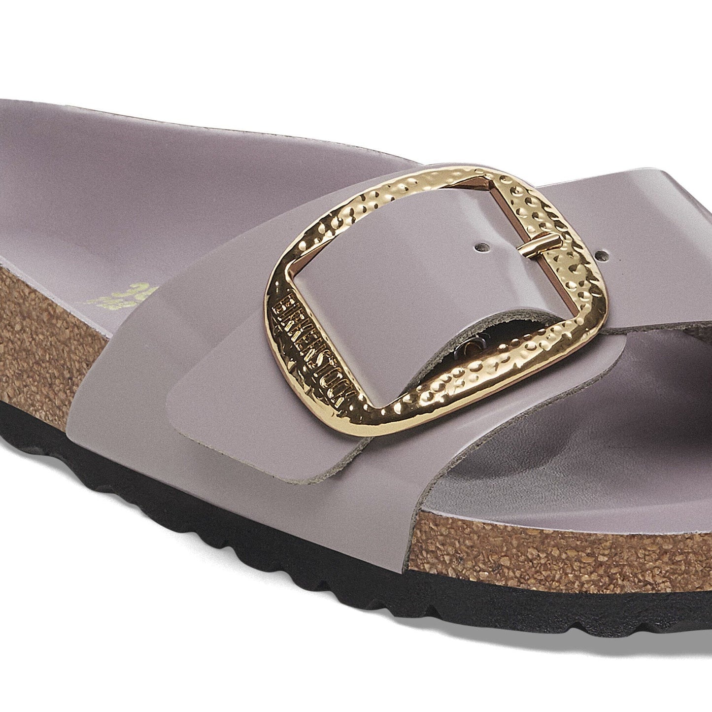 Madrid Hammered Big Buckle | High - Shine Patent Leather | Faded Purple - Sandals - Birkenstock