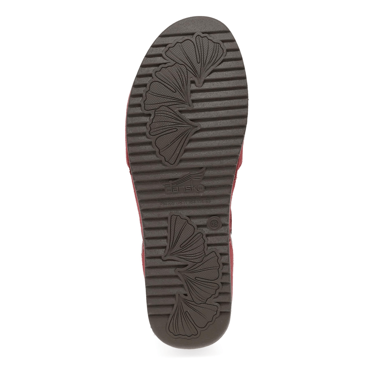 Mae | Burnished Suede | Red - Shoe - Dansko