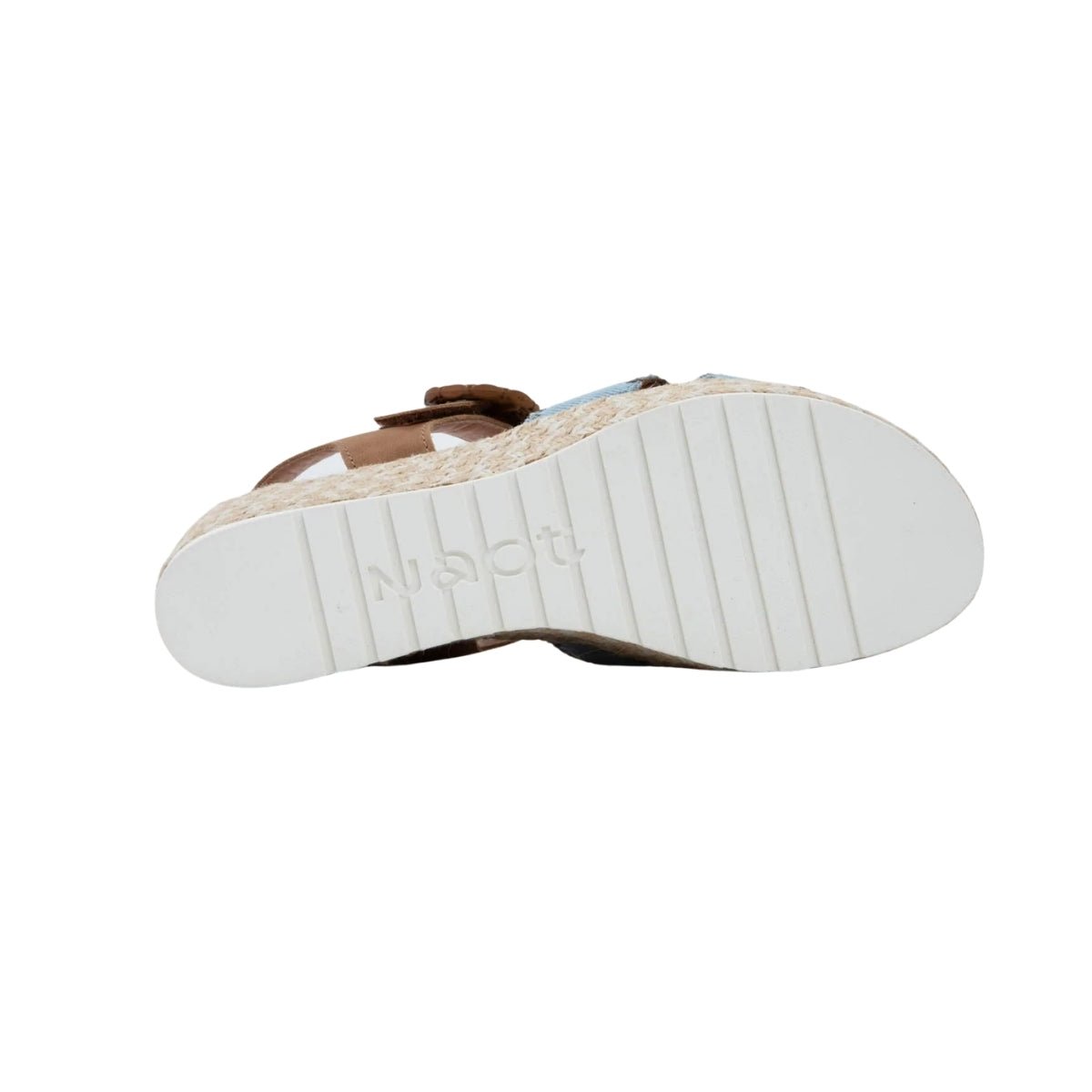 Majorca | Leather/Denim | Latte Brown - sandals - Naot