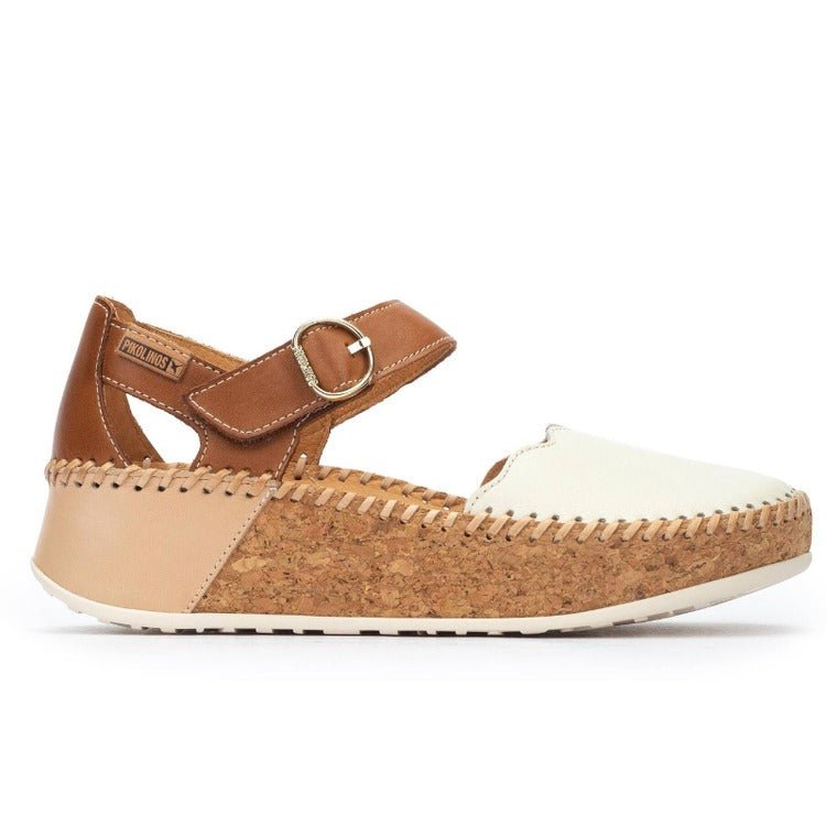 Marina Mary Jane | Leather | Nata/Brandy - Shoe - Pikolinos