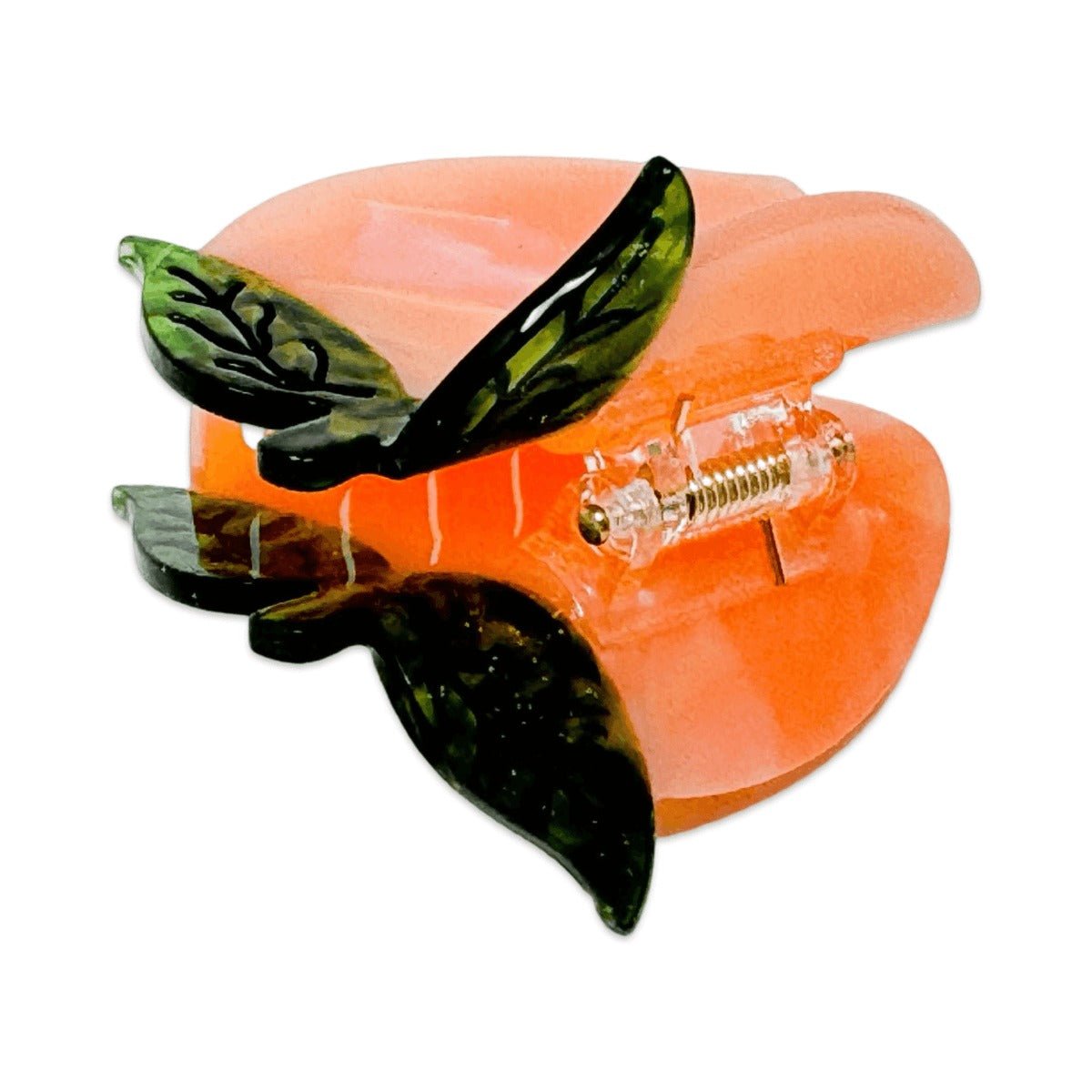 Midi Peach Hair Claw Clip - HAIR - JENNY LEMONS