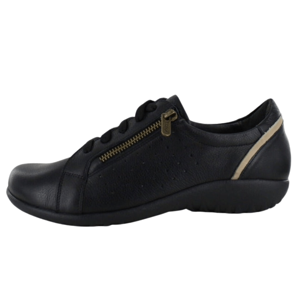 Moko | Leather | Black w/Khaki - Shoe - Naot