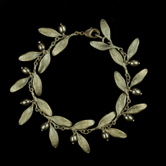Olive | Bracelet | Bronze/Olive Pearl - Bracelet - Michael Michaud